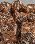 Triple Chocolit Crispies rice crispy treats displayed in group